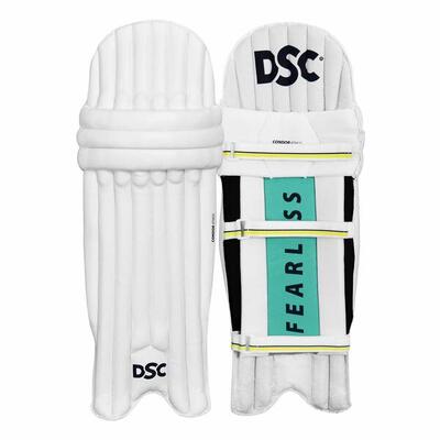 DSC Condor Atmos Cricket Batting Legguard | Farbe: Weiß, Rot