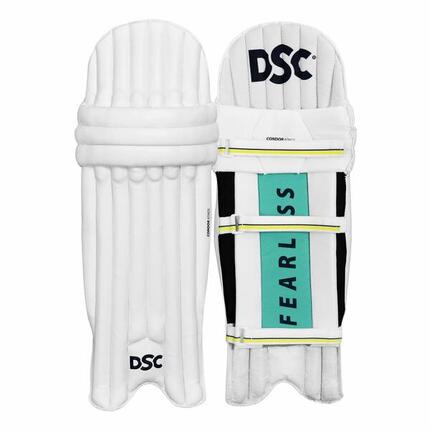 DSC Condor Atmos Cricket Batting Legguard| Farbe: Weiß | Größe: Jugend