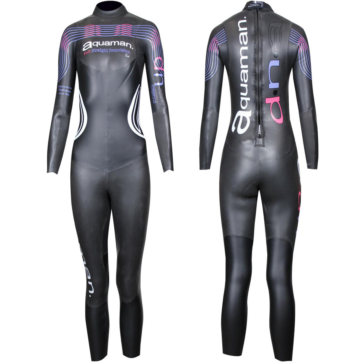 Aquaman - Dna - Combinaison Néoprène - Noir|rose|violet - 36 Xs - Decathlon