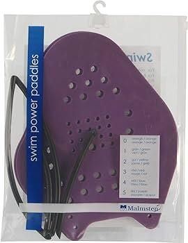 Palas de Natación Malmsten Classic Swim Power 5 XXL Lila 4/5