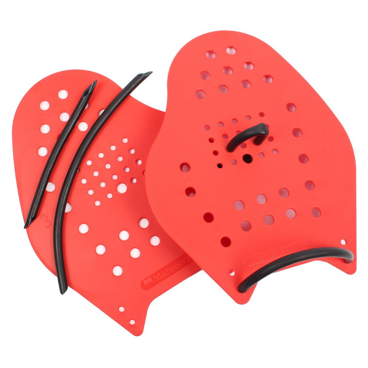 Pás de natação Malmsten Classic Swim Power 3 L Vermelho 2/5