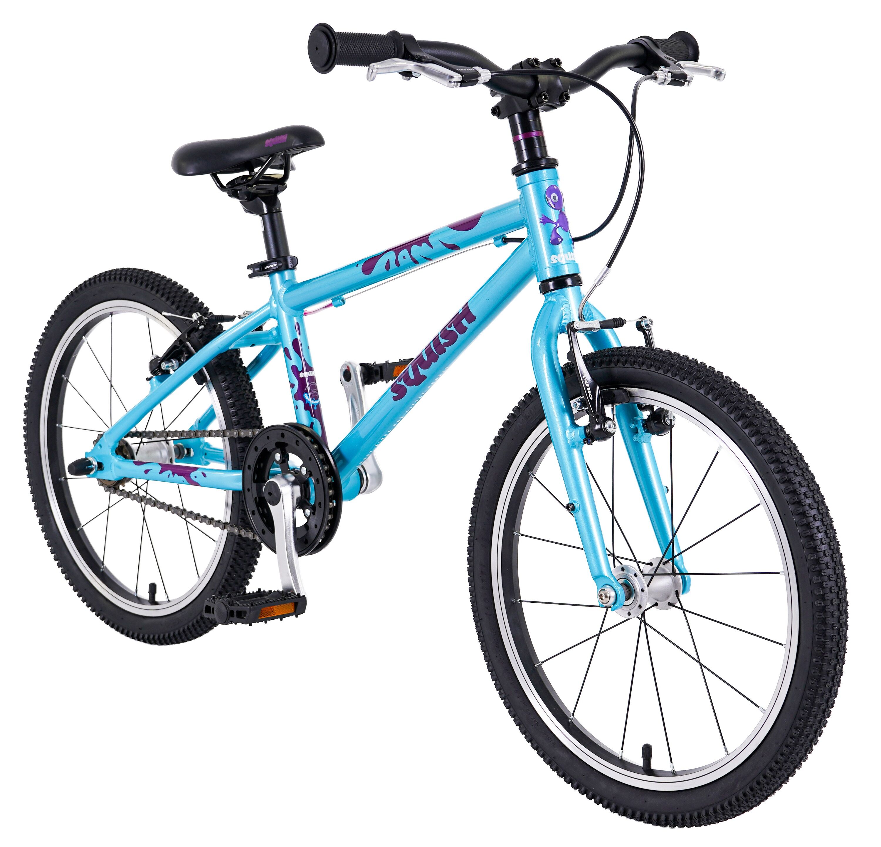 SQUISH 18" Wheel Lightweight Hybrid Bike Blue