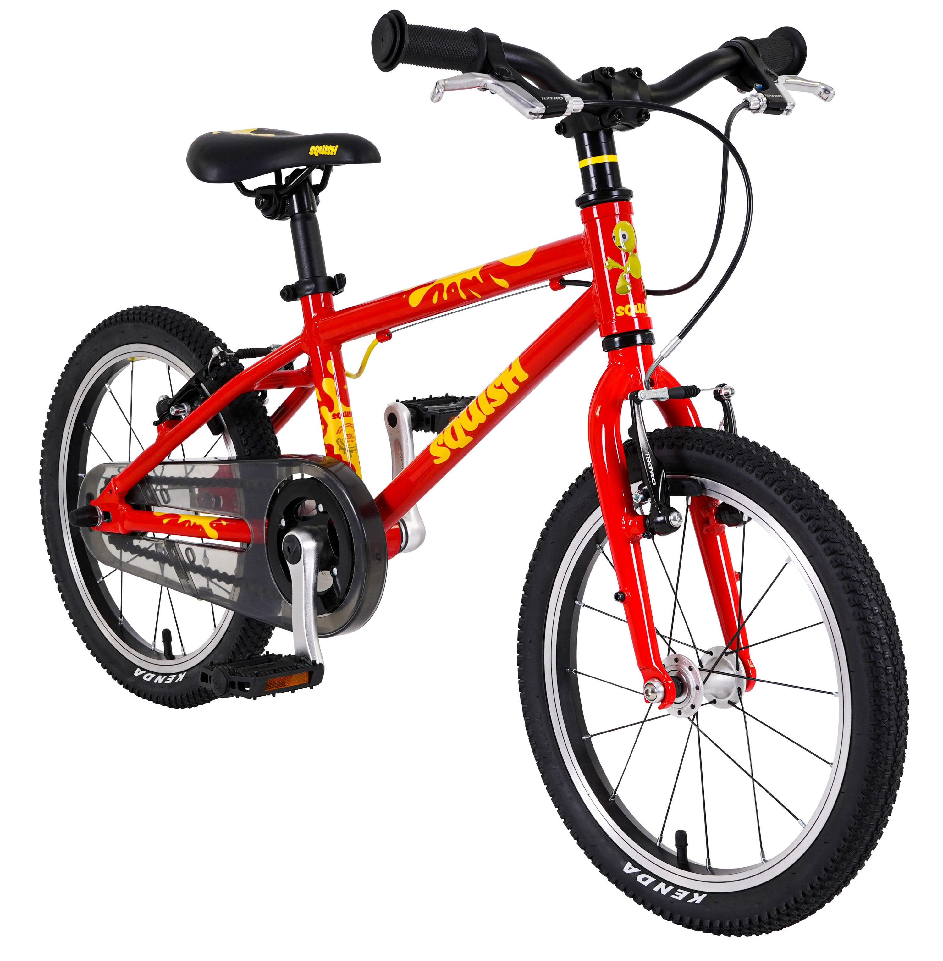 16" Wheel Lightweight Hybrid Bike Red 1/8