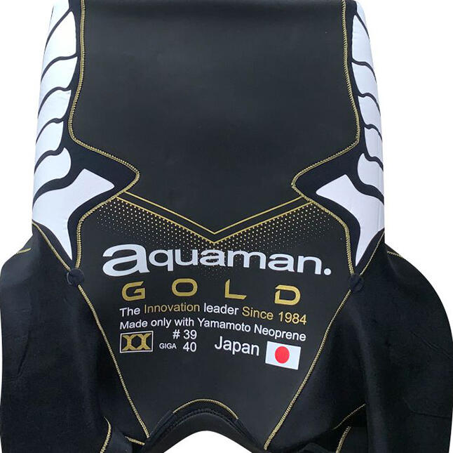 Neopreno Aquaman Hombre Natación Aguas Abiertas Cell Gold Negro 5/6