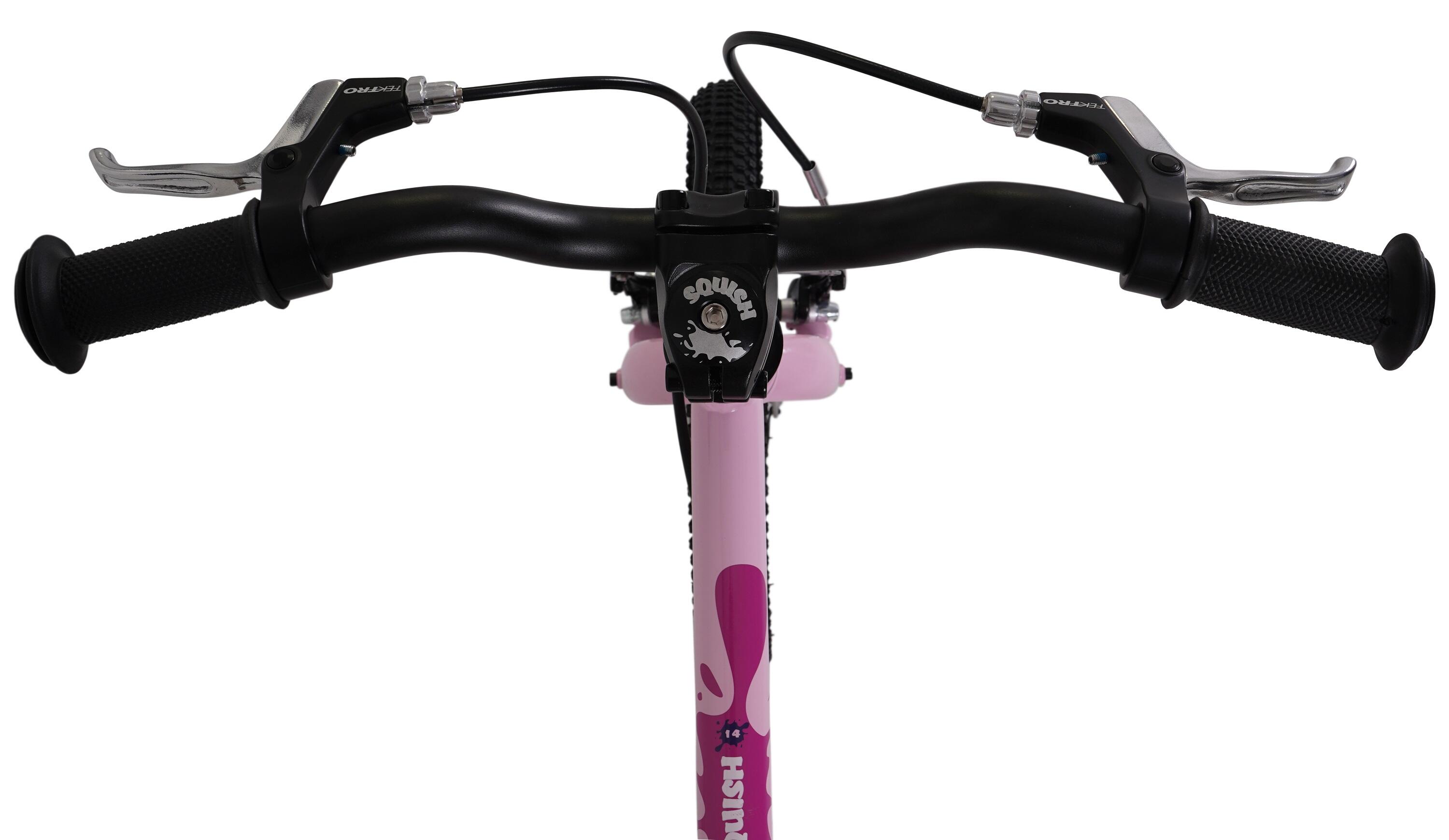 14" Wheel Lightweight Hybrid Bike Pink 7/8
