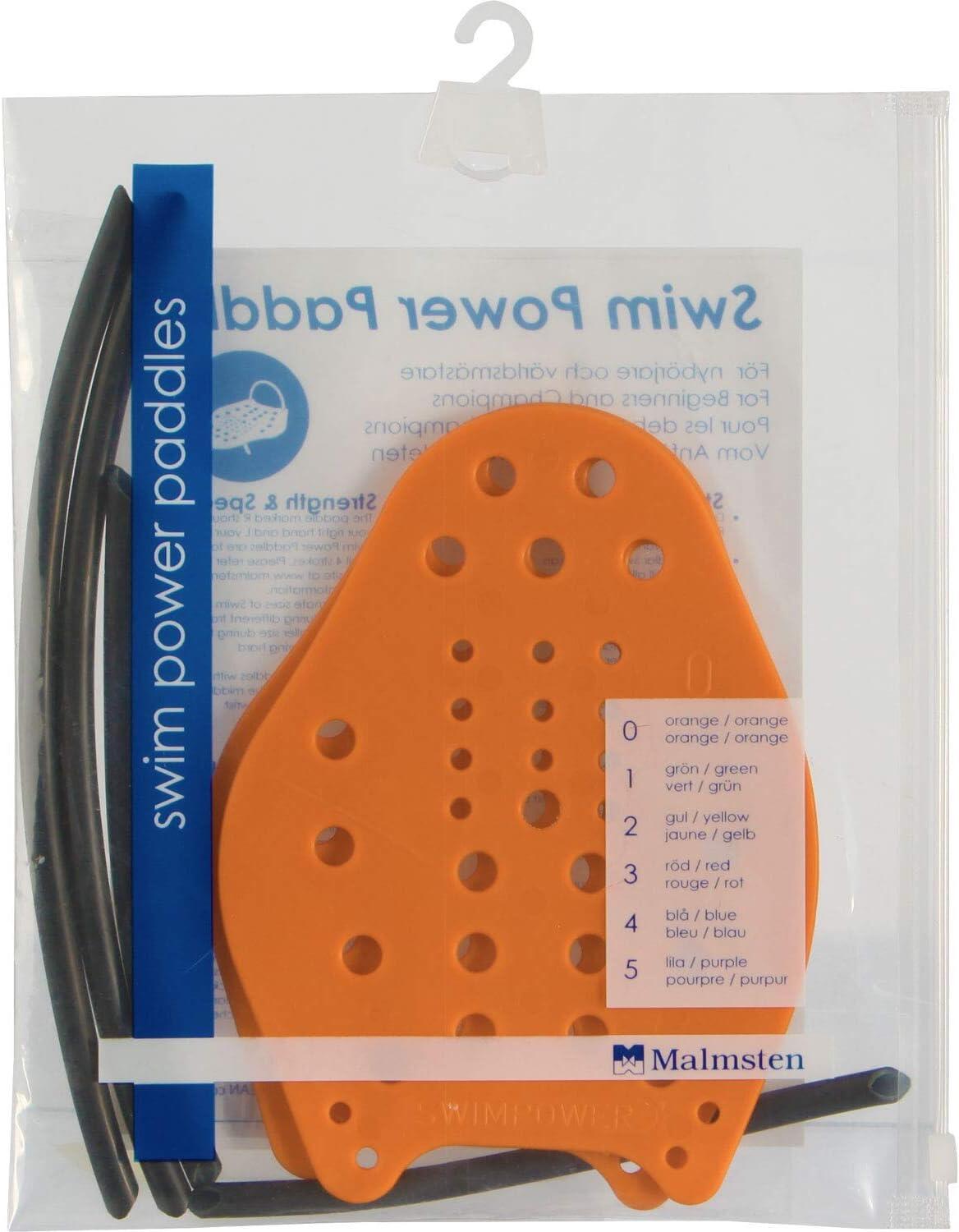 Palas de Natación Malmsten Classic Swim Power 0 XS Naranja 4/5