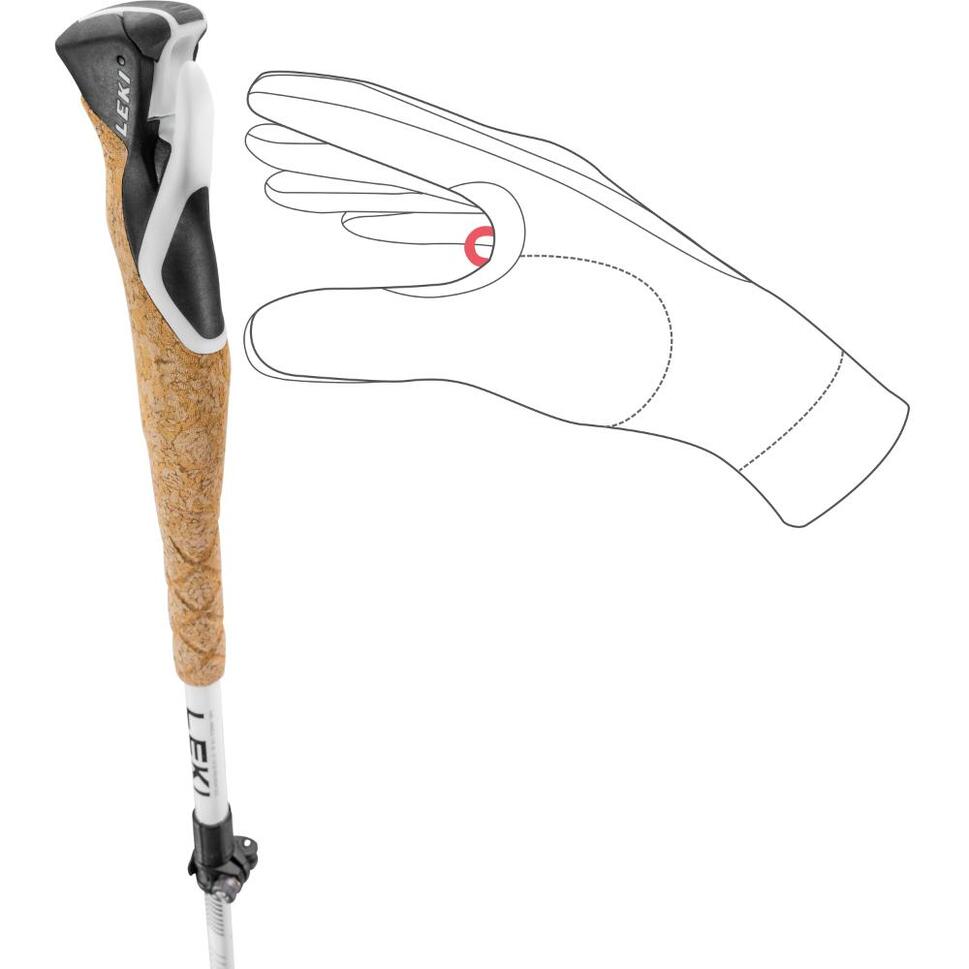 Kije karbonowe Leki Cross Trail FX Superlite Compact