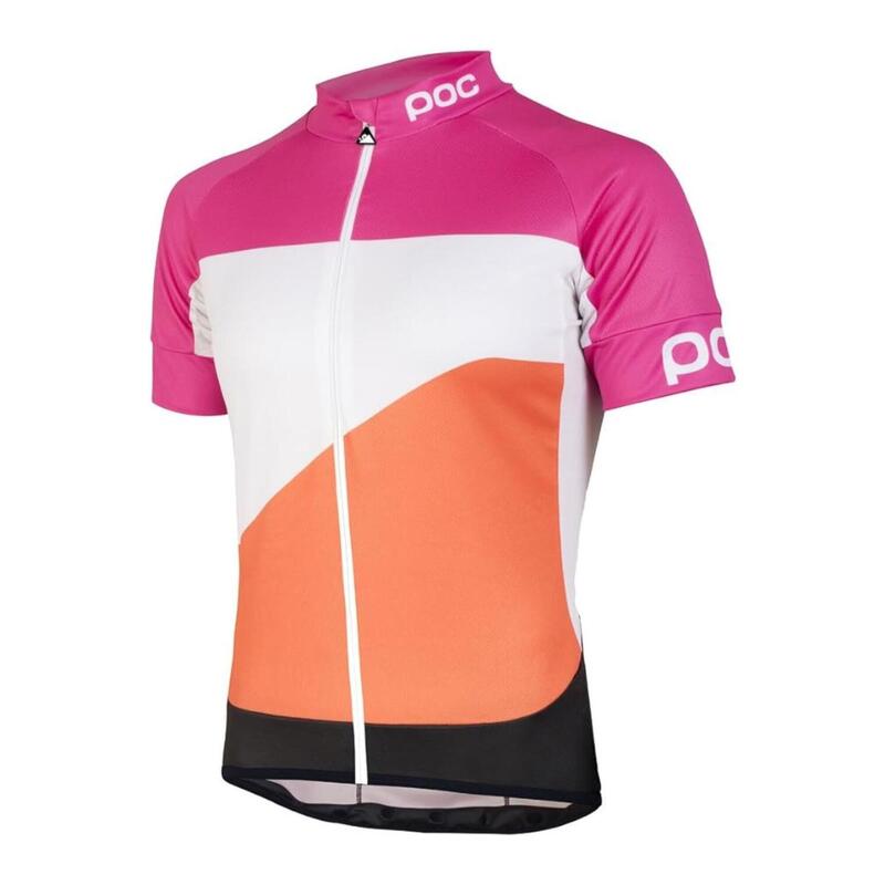 Maillot Cyclisme POC Fondo Gradient Light - Rose - Manches Courtes - Taille M - Neuf