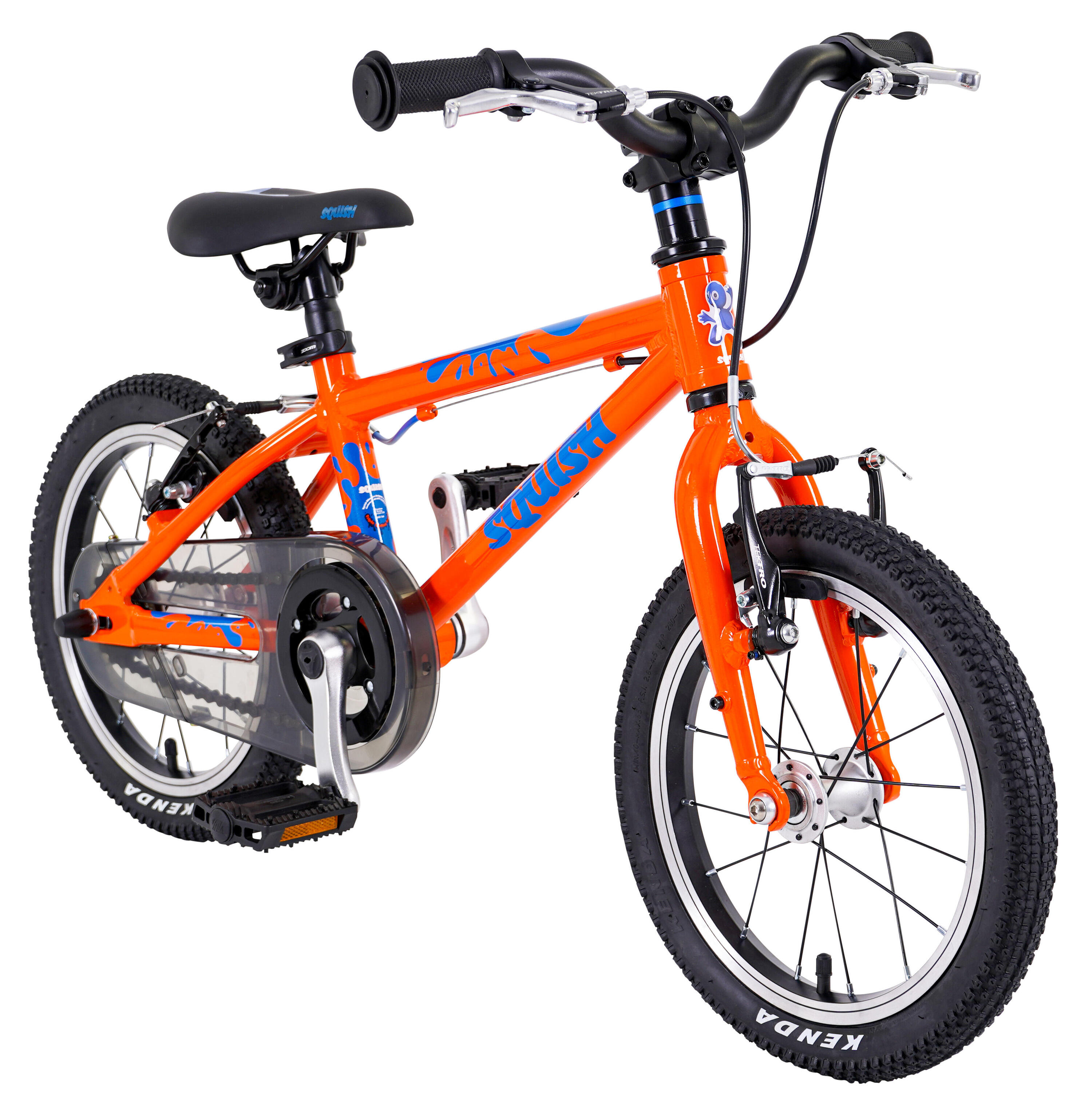 14" Wheel Lightweight Hybrid Bike Orange 1/8