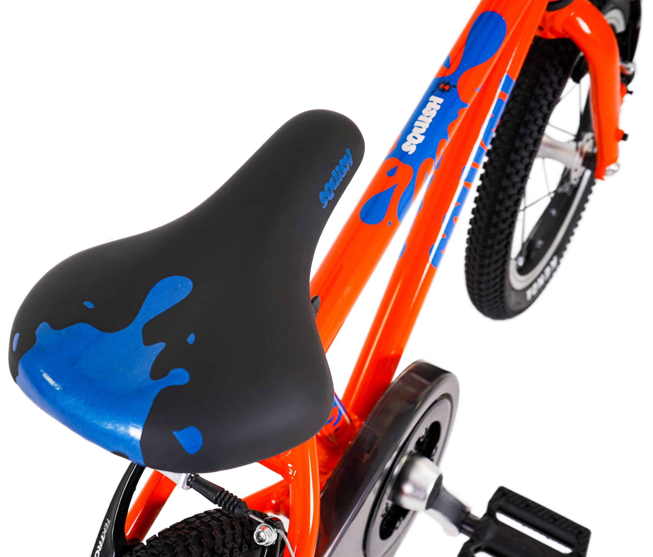 14" Wheel Lightweight Hybrid Bike Orange 6/8