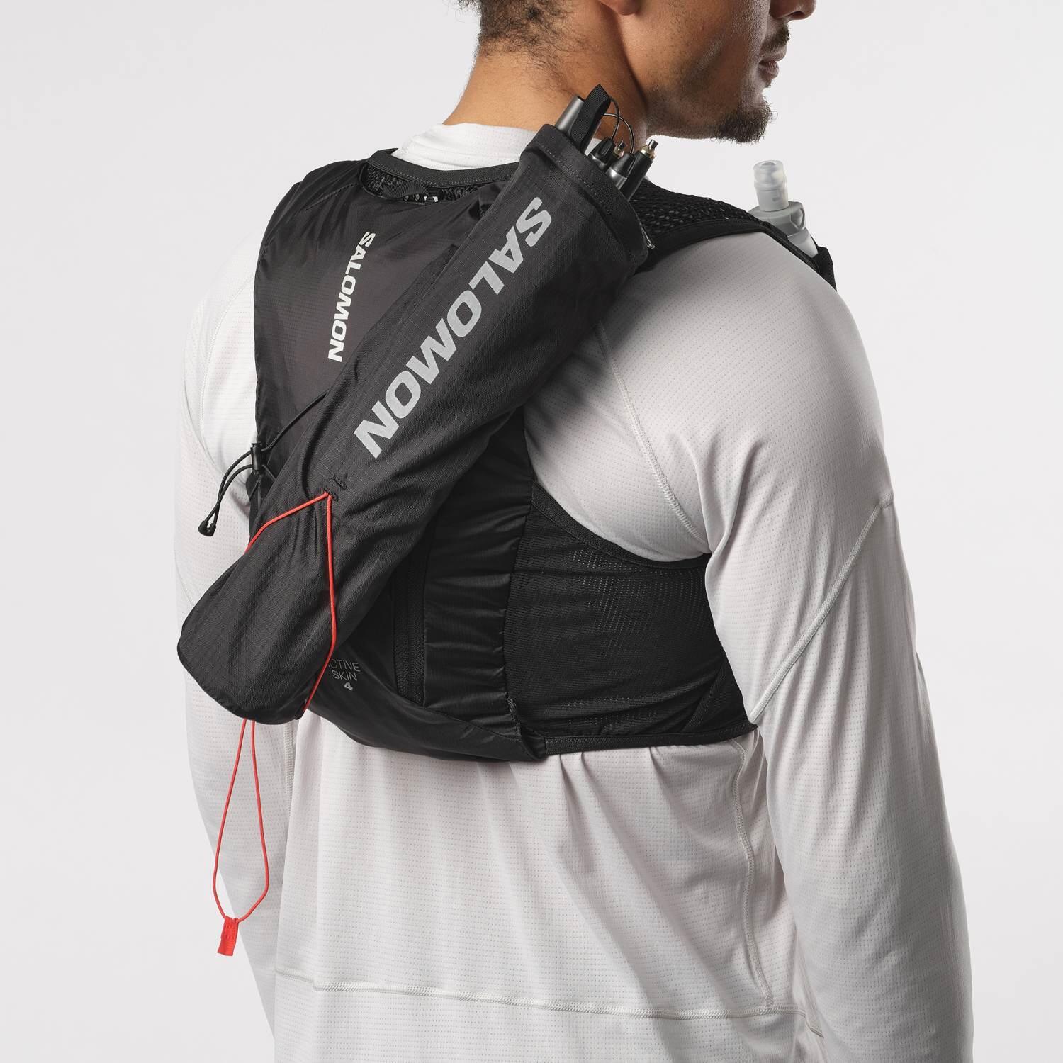 Sac à Dos de Trail Salomon "ACTIVE SKIN 4 SET" XL Noir 4/7