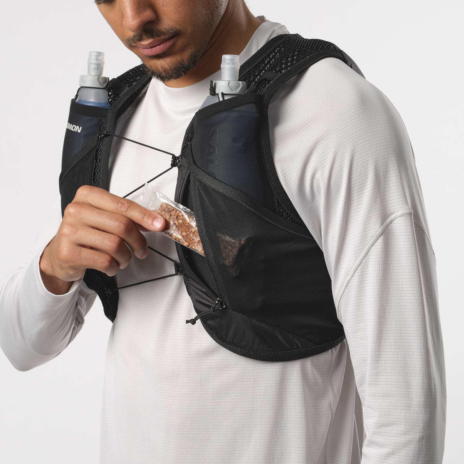 Sac à Dos de Trail Salomon "ACTIVE SKIN 4 SET" XL Noir 3/7