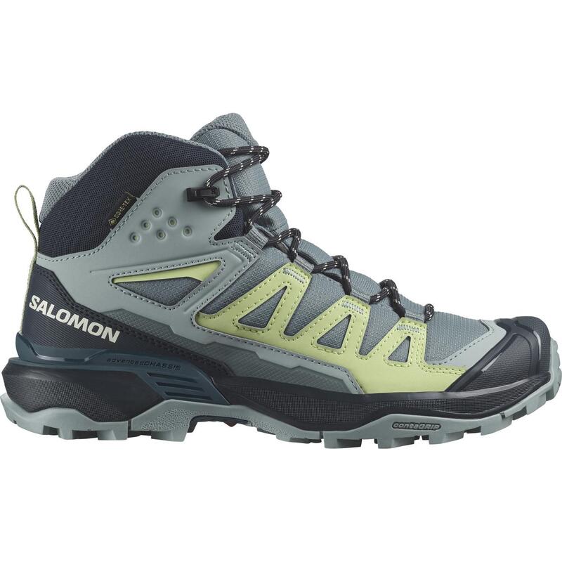 Salomon Ghete Drumetie Femei X Ultra 360 Mid Gore-Tex Albastru