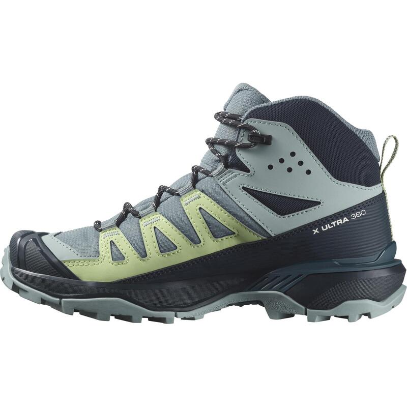 Salomon Ghete Drumetie Femei X Ultra 360 Mid Gore-Tex Albastru