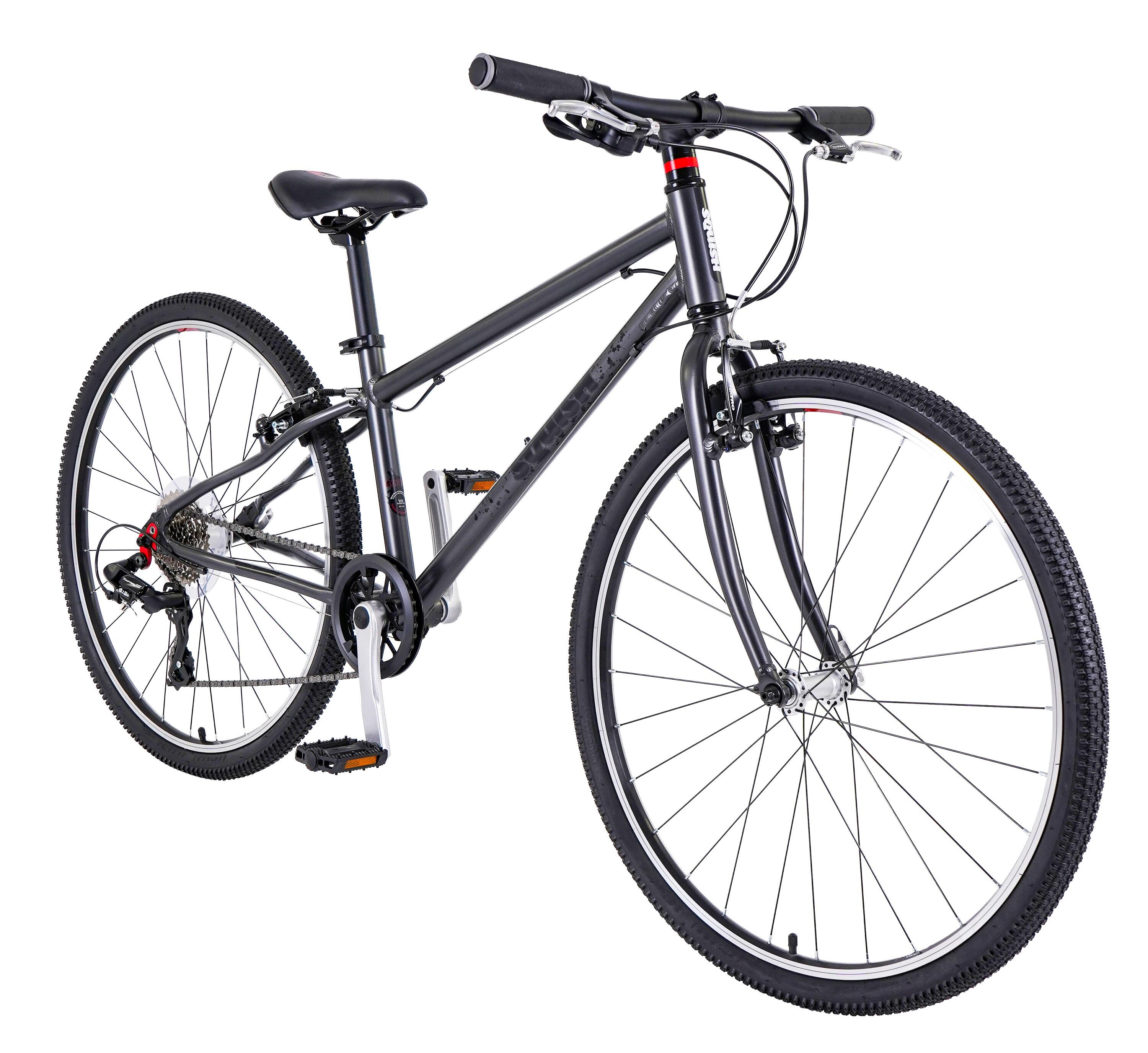 SQUISH 26" Wheel Lightweight Hybrid Bike Grey