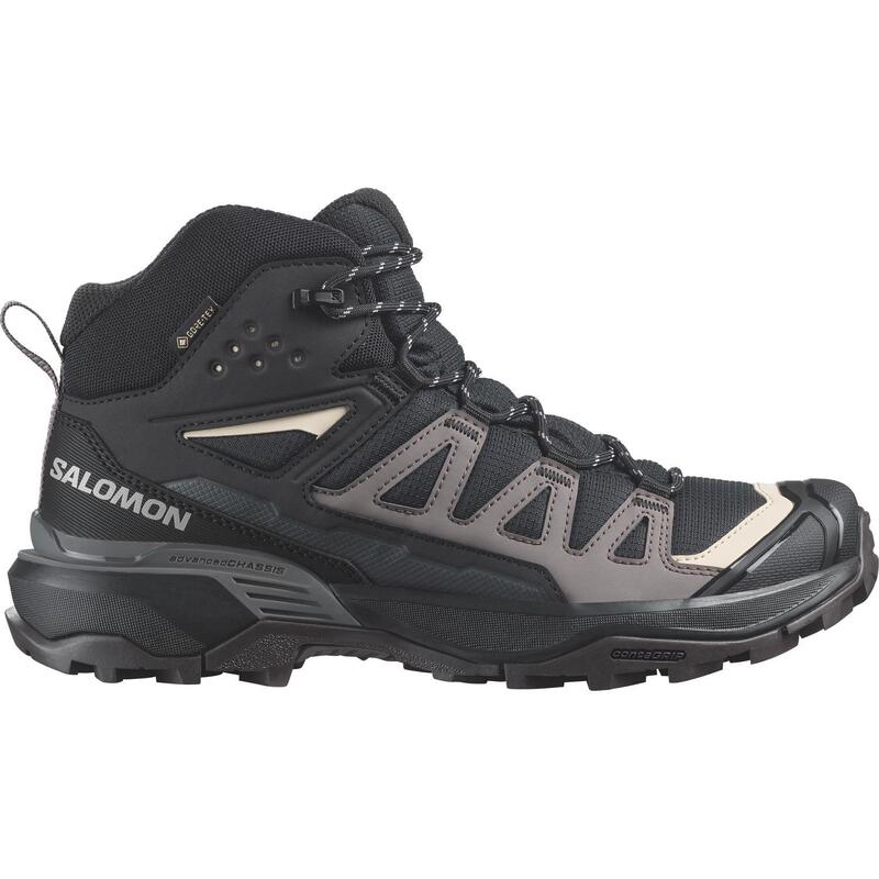 Salomon Ghete Drumetie Femei X Ultra 360 Mid Gore-Tex Negru