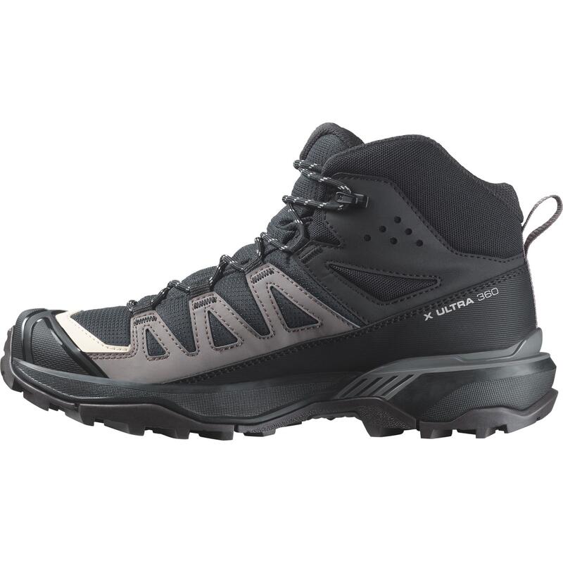 Salomon Ghete Drumetie Femei X Ultra 360 Mid Gore-Tex Negru