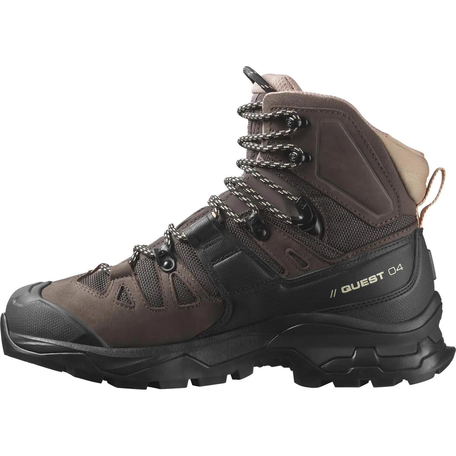 Salomon Ghete Drumetie Femei Quest 4 Gore-Tex Maro 6/7