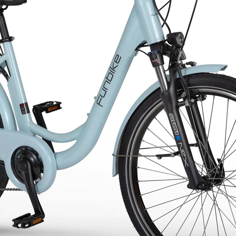 Rower elektryczny miejski dla dorosłych FUNBIKE Urban 17" (2023)