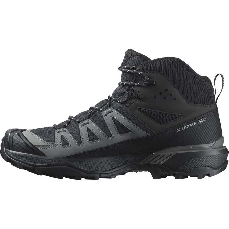 Salomon Ghete Drumetie Barbati X Ultra 360 Mid Gore-Tex Negru