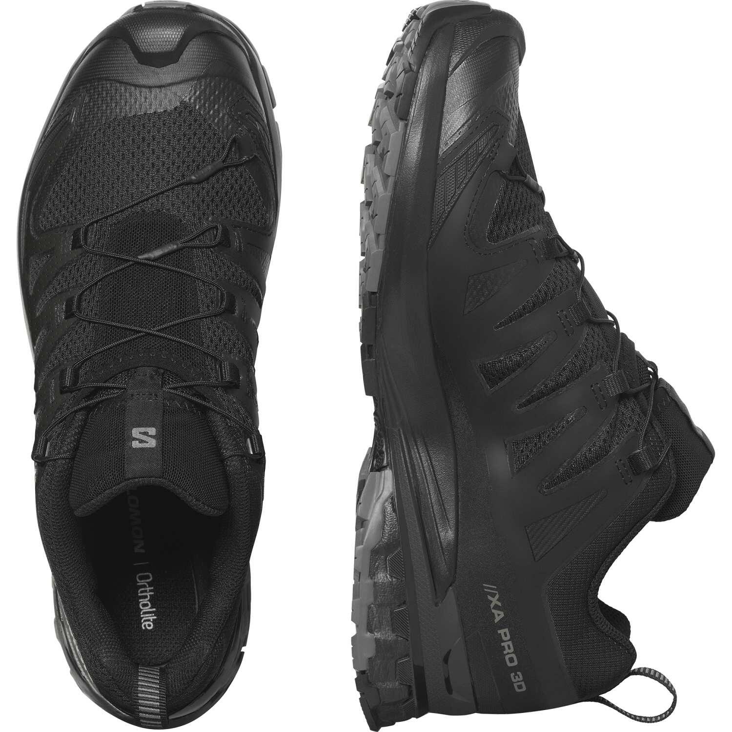Salomon XA Pro 3D V9 Wide Scarpe Trail Uomo Nere 2/6