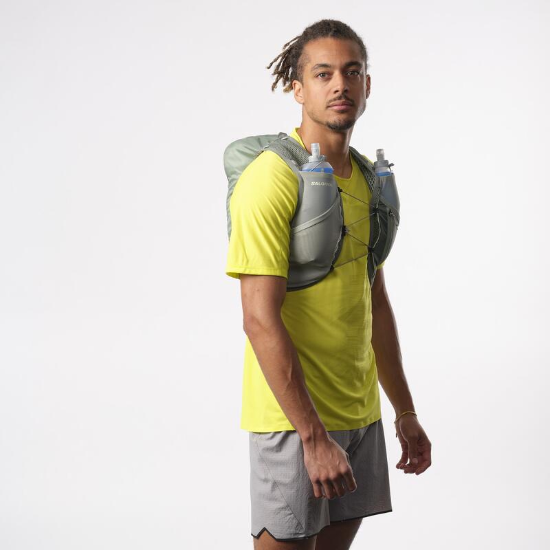 Salomon Rucsac Alergare Unisex Active Skin 8 Set Verde