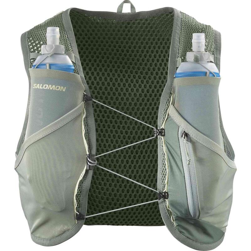 Salomon Rucsac Alergare Unisex Active Skin 8 Set Verde
