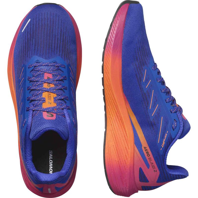 Salomon Pantofi Alergare Barbati Aero Blaze 2 ISD Albastru