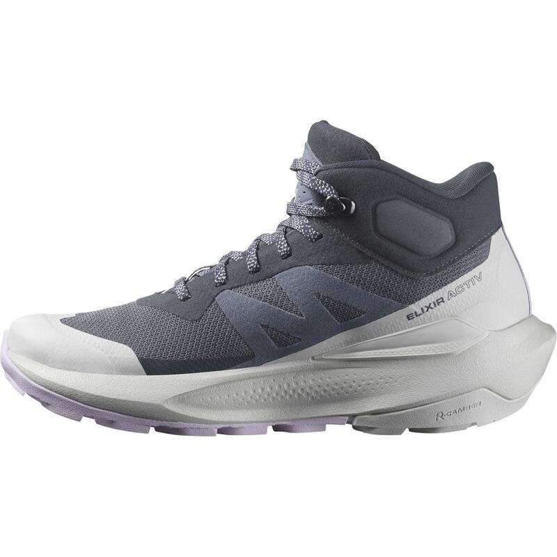 Salomon Ghete Drumetie Femei Elixir Activ Mid Gore-Tex Albastru