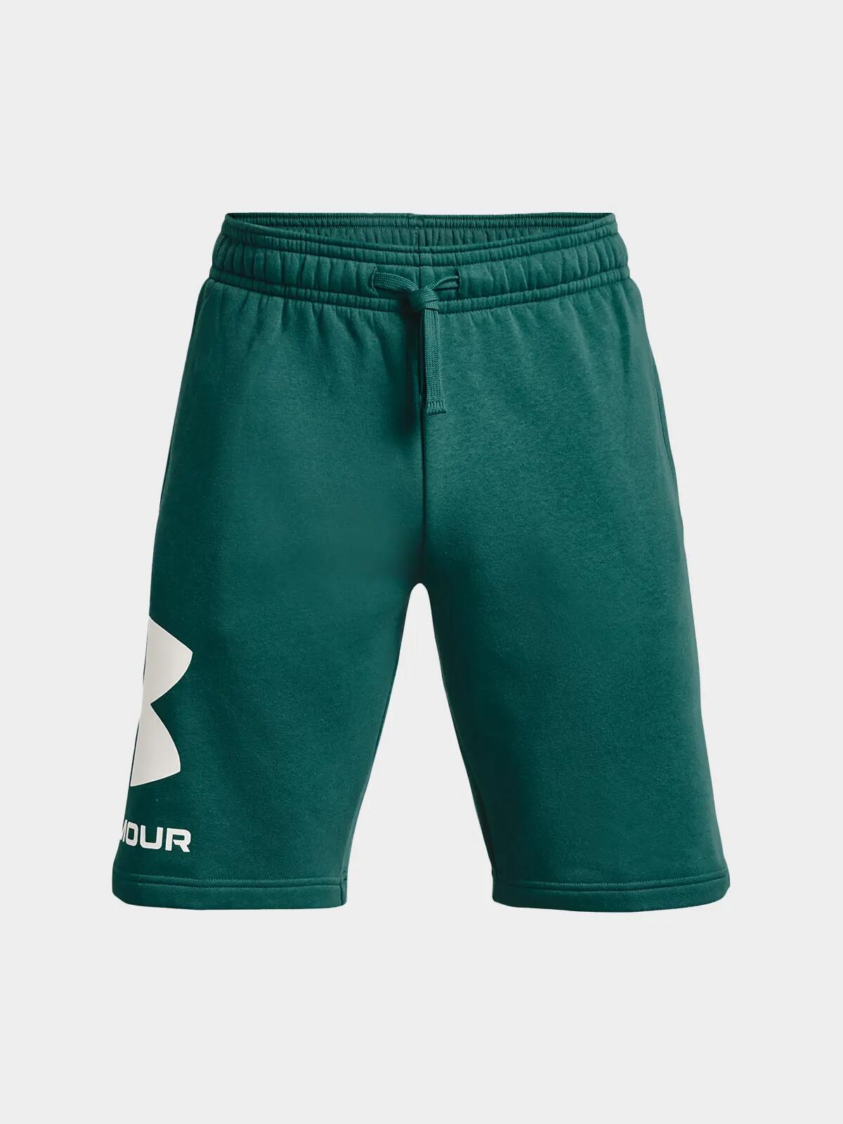 Pantaloncini Grande Logo Uomo Under Armour Rival Verde 7/7
