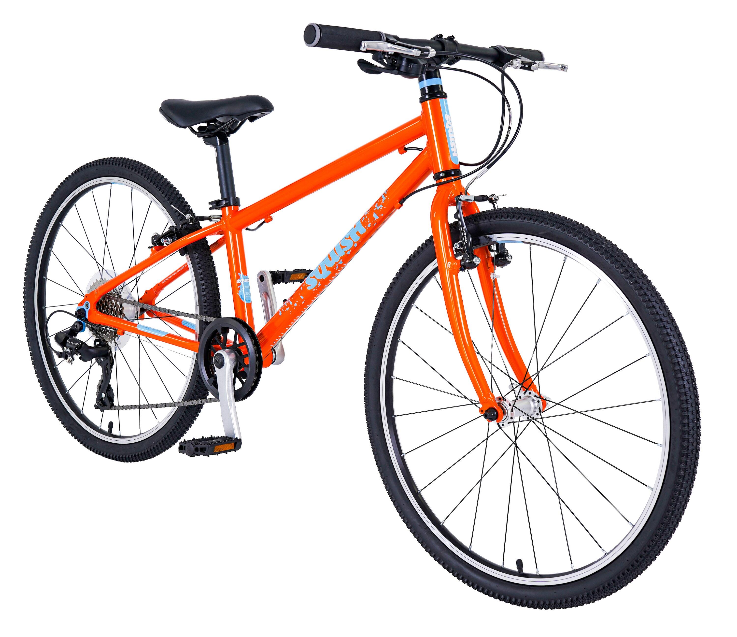 SQUISH 24" Wheel Lightweight Hybrid Bike Orange