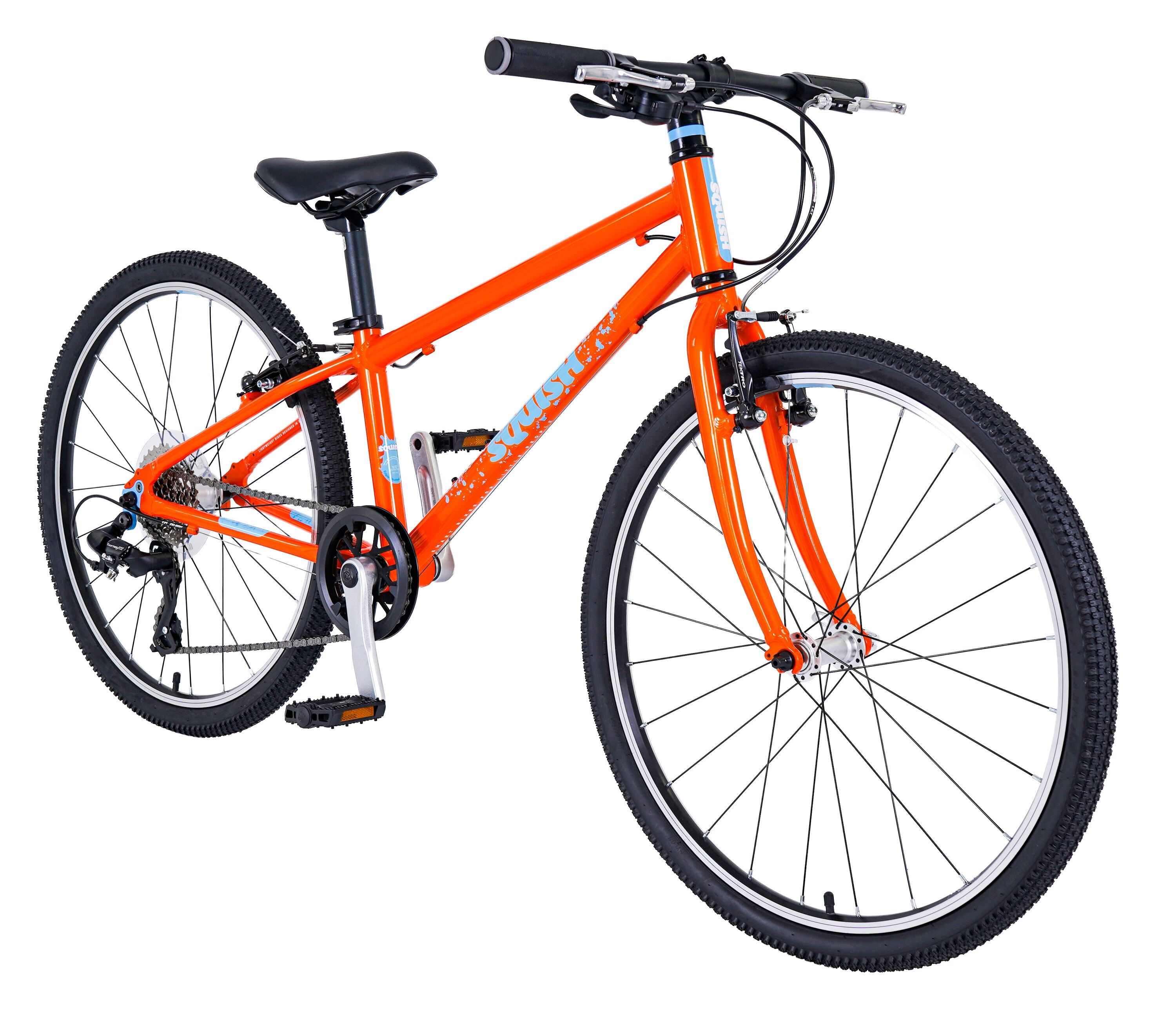 SQUISH 24" Wheel Lightweight Hybrid Bike Orange