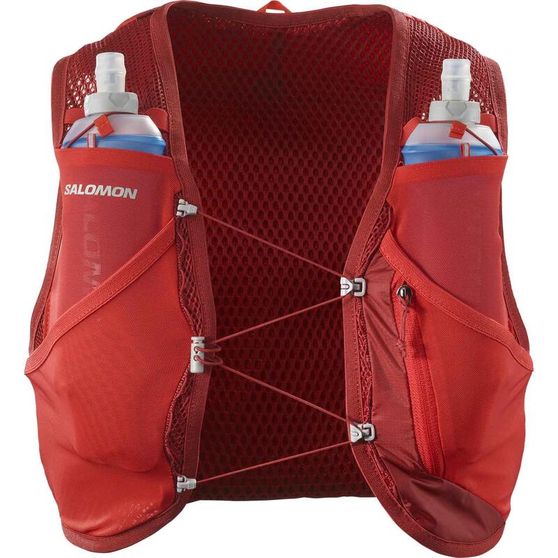 Salomon Rucsac Alergare Unisex Active Skin 8 Set Rosu
