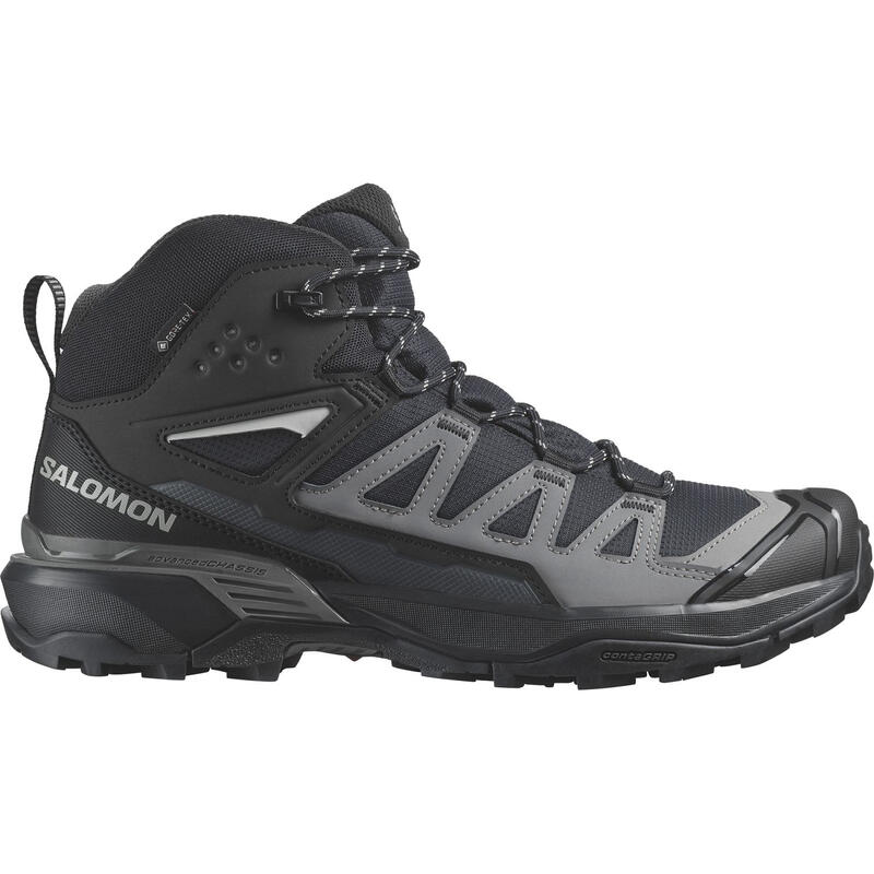 Salomon Ghete Drumetie Barbati X Ultra 360 Mid Gore-Tex Negru