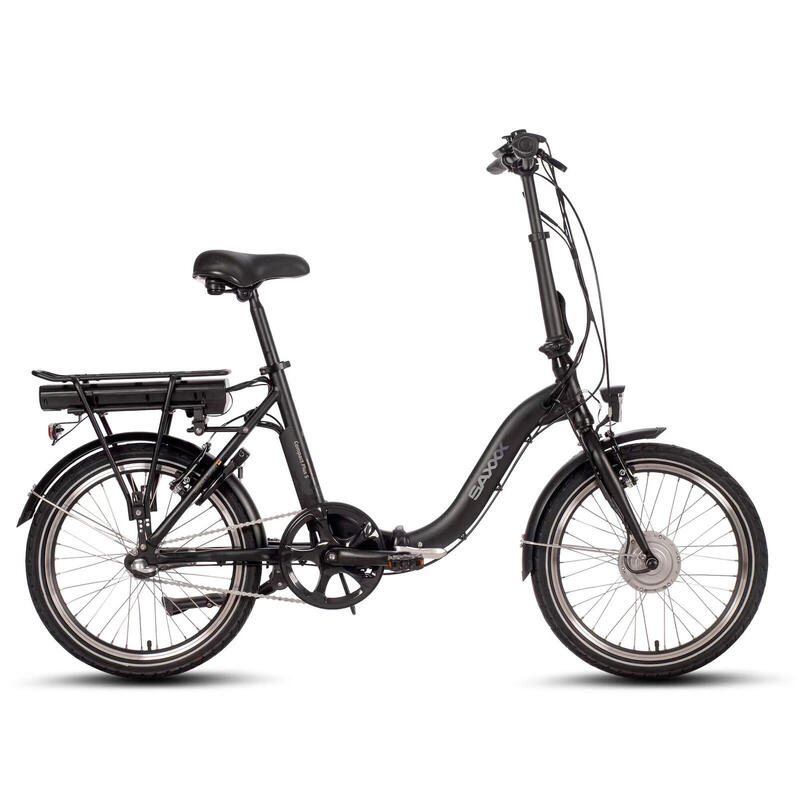 Vélo pliant électrique, Compact Plus S, moteur roue avant, Nxs 3, noir mat