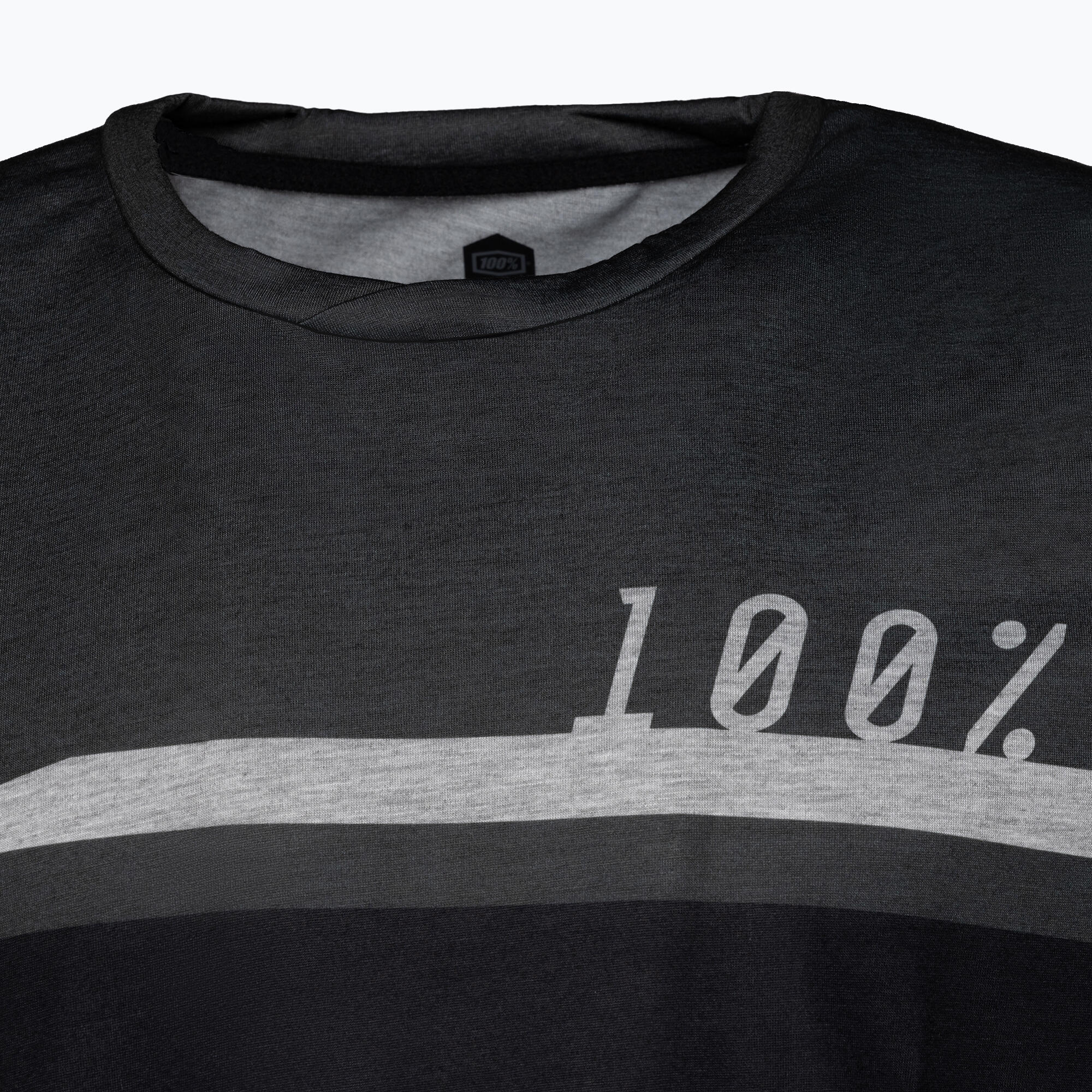 100% Airmatic Jersey Preto / Carvão 3/4