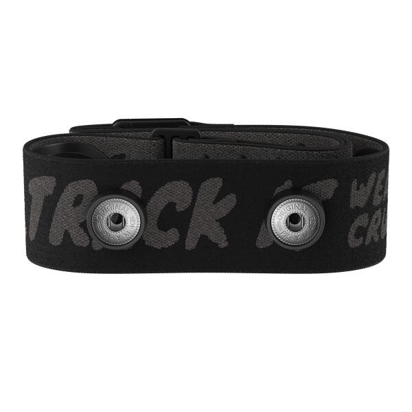 POLAR Cinturón elástico - Antideslizante,  Cierre de seguridad - Pro Strap Negro-Gris