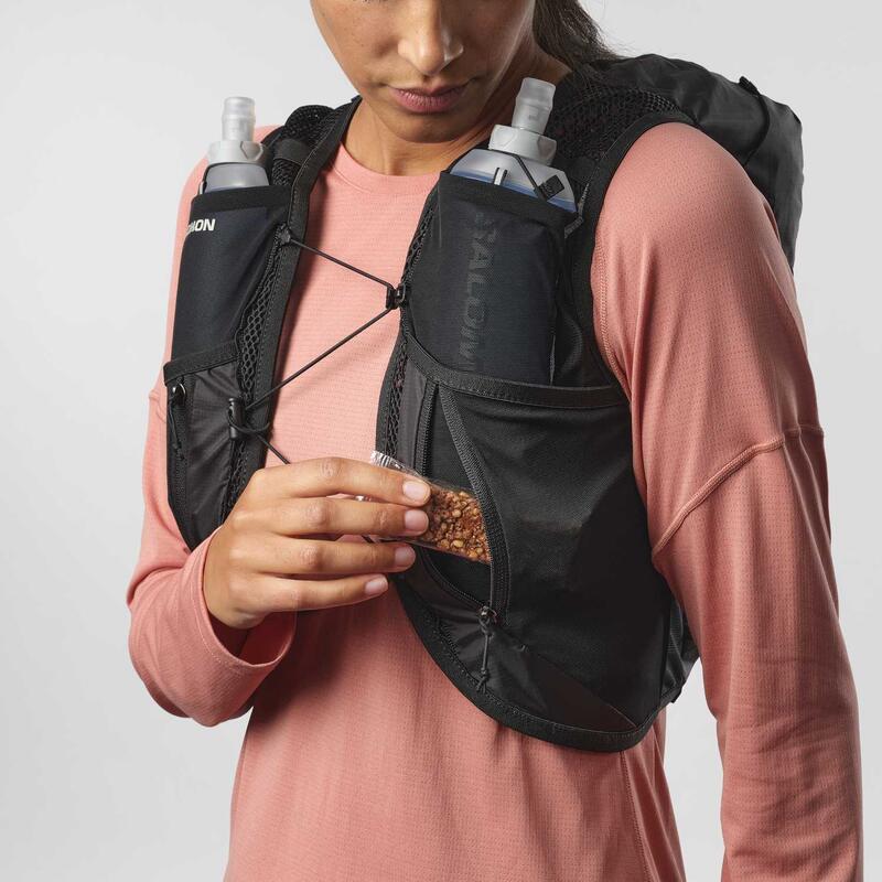 Salomon Rucsac Alergare Women Active Skin 12 Set Negru