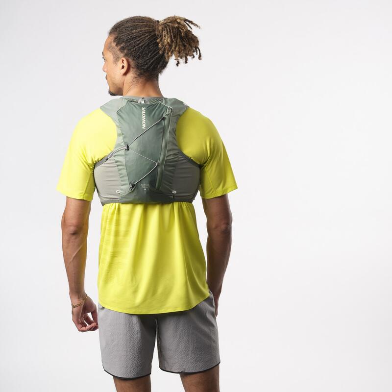 Salomon Rucsac Alergare Unisex Active Skin 4 Set Verde