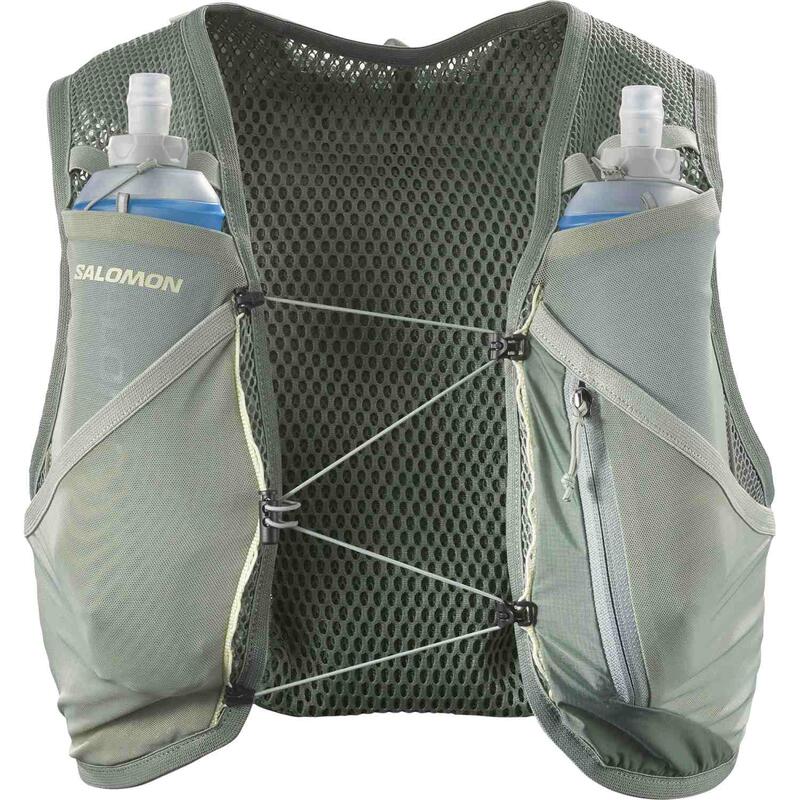 Salomon Rucsac Alergare Unisex Active Skin 4 Set Verde