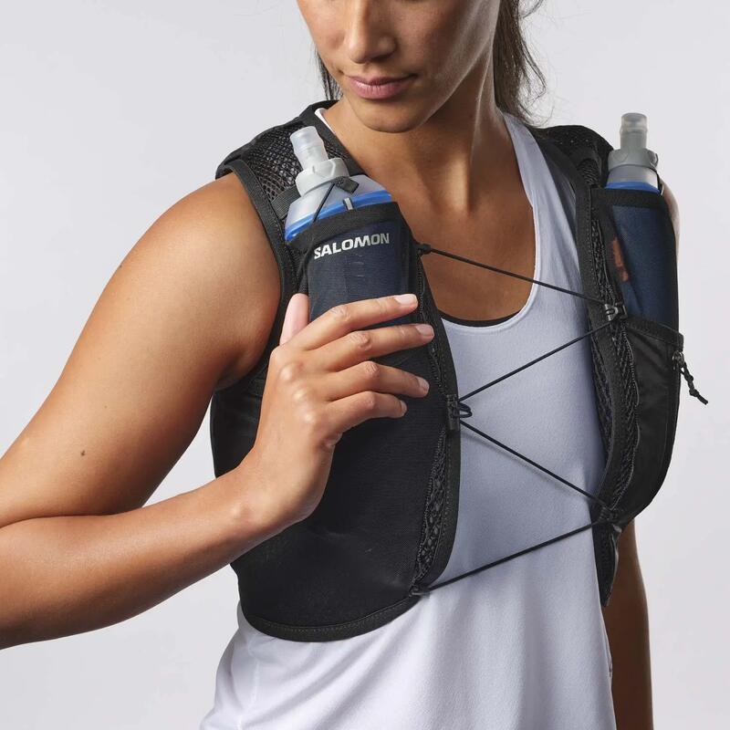 Salomon Rucsac Alergare Women Active Skin 4 Set Negru