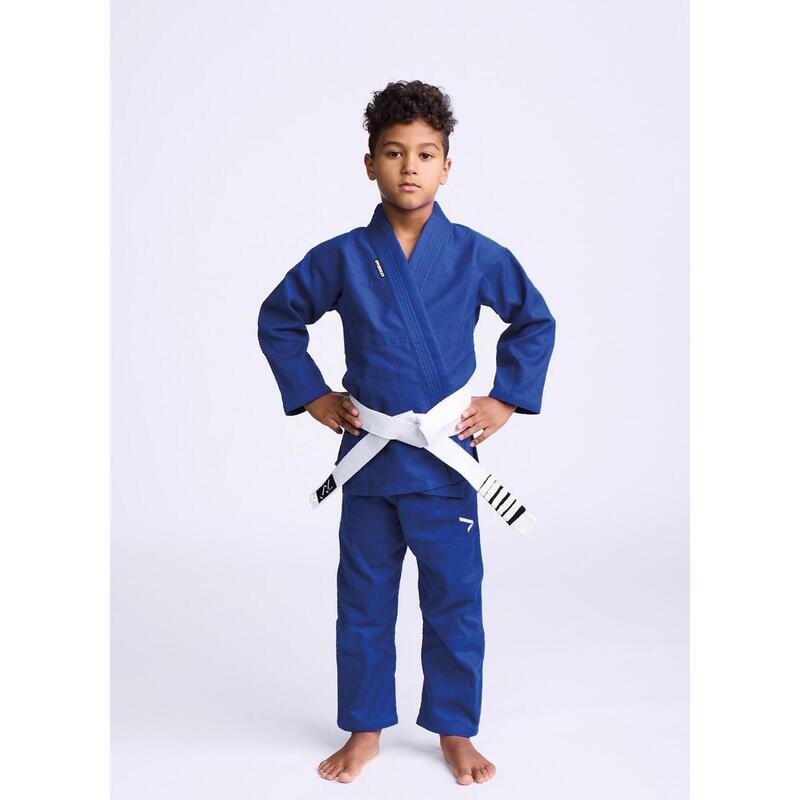 Kimono BJJ Copii Ippon Gear Rookie Albastru