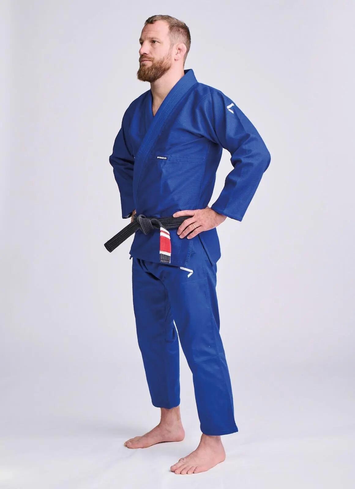 Bluza Kimono BJJ Ippon Gear Grind Albastra 2/7