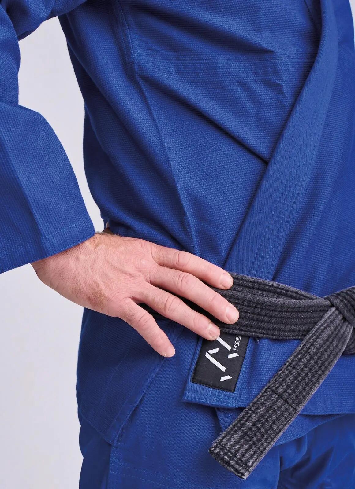 Kimono BJJ Ippon Gear Rookie Albastru 4/7