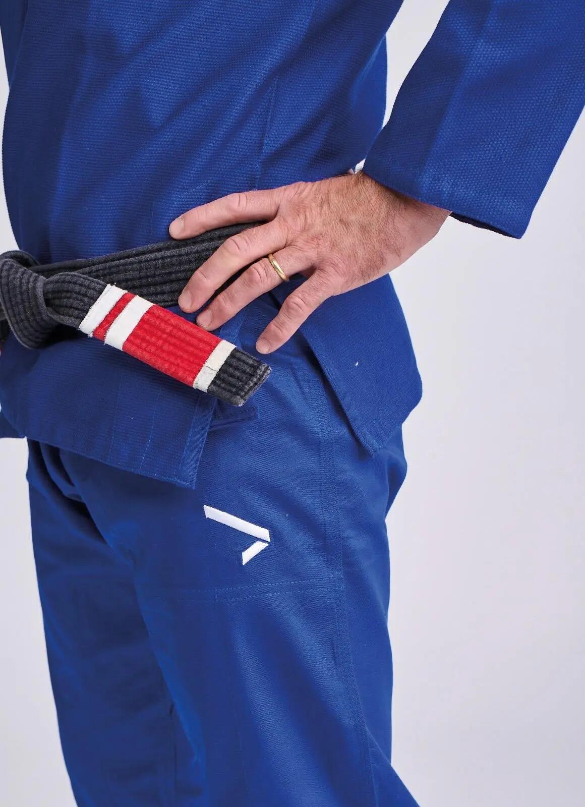 Kimono BJJ Ippon Gear Rookie Albastru 3/7