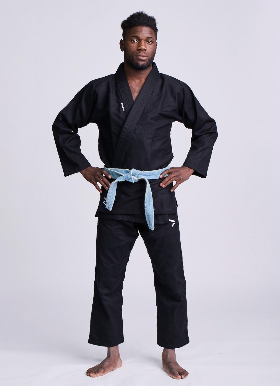 Kimono BJJ Ippon Gear Rookie Negru