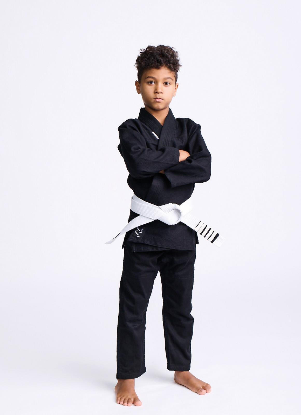 Kimono BJJ Copii Ippon Gear Rookie Negru