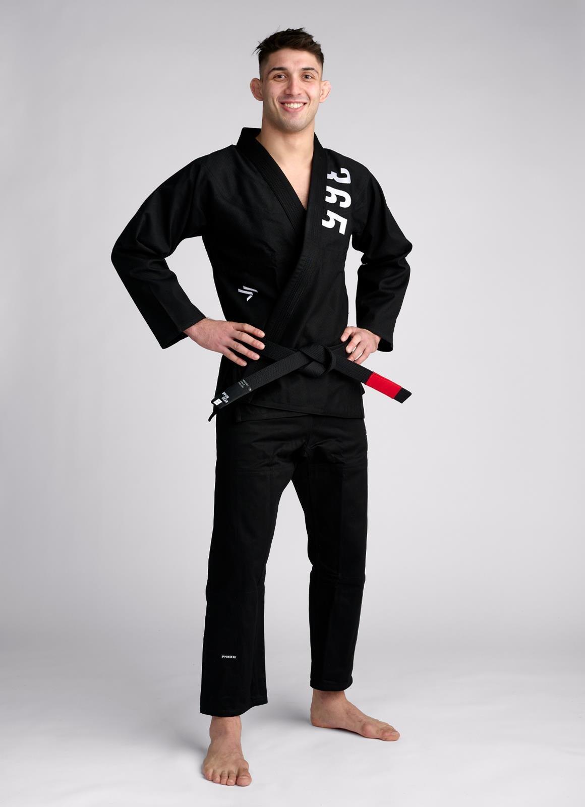 Kimono BJJ Ippon Gear 365 Negru