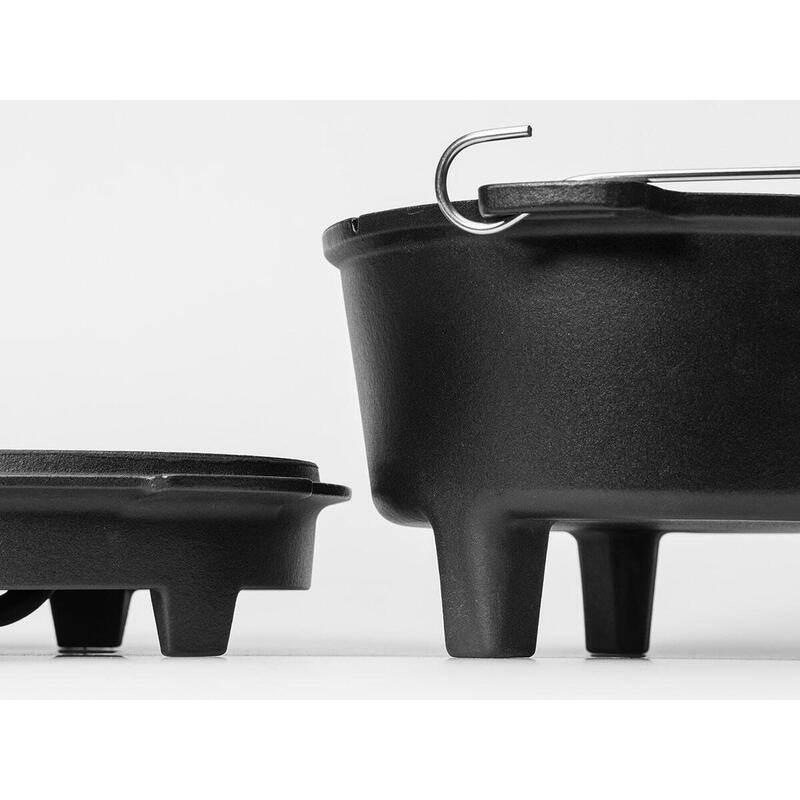 Dutch Oven de Sauerländer BBCrew 10,25 l - Olla de hierro fundido esmaltada