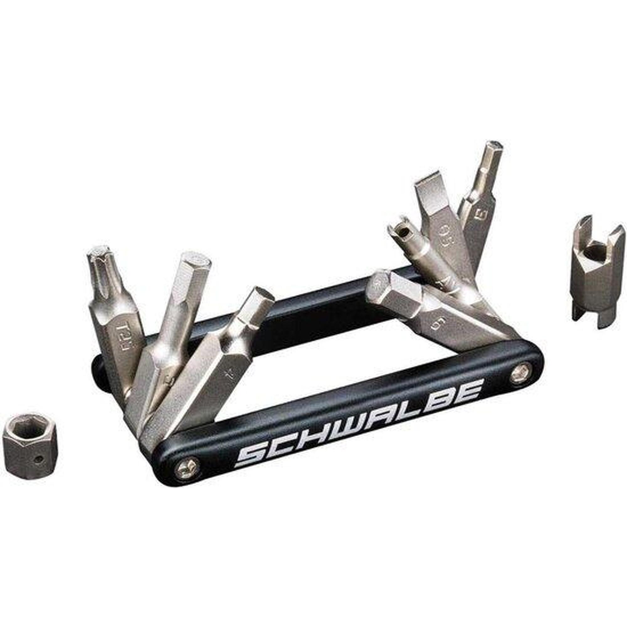 Multitool 2.0 9 Functies 9,5 Cm Zwart/Zilver